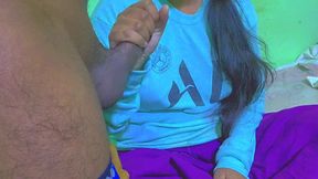 Full Deepthroat blowjob couple from north india