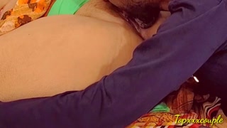 In hot summer, Romantic sex &amp; painful Fuck with creampie. || गर्मियों में हाॅट भाभी की दर्दनाक चुदाई