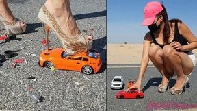 Anastasija 55 - Toy Cars under High Heels WMV