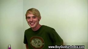 Sexy gay Once he gets Mitch up on his knees and commences to jack on