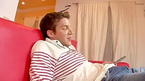 Brunette stunning stepsister teases and gets a hard fuck on the couch