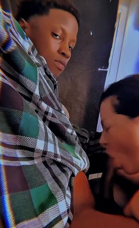 First Time Sucking BBC Amateur