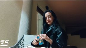 Vacay cigarettes on the Hotel terrace