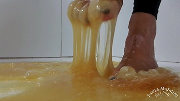 FEET ON STICKY EXTRA GLUE - part 2.