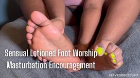 Sensual Lotioned Foot Worship Masturbation Encouragement - Royal Ro hd mp4 1080p