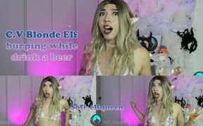 Cv Blonde Elf Burping