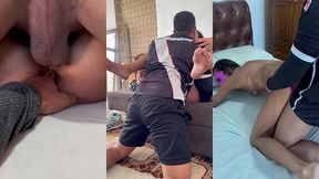 parte 3/3 - vascaino fode a hotwife na frente de corno e faz ela gozar varias vezes. depois a puta vai pro drive-in encontra cavalo-humano que mete sem do no seu cuzinho