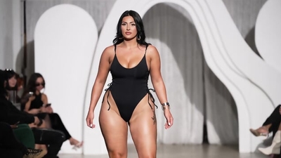 Caderona Hot Madura Mamacita Erifili Sfakianakis In SLOW MOTION - Miami Swim Week 2024