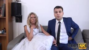 Poor Groom Has To Watch The Debt Collector Fucking His Bride