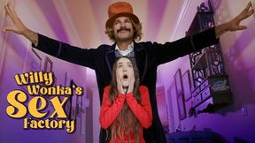 Sia Wood gets deepthroated and pounded at the Sex Factory