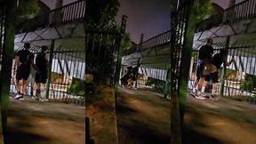 threesome interracial bareback in the street mahbaiano 03 59