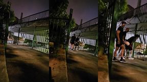 threesome interracial bareback in the street mahbaiano 03 59