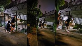 threesome interracial bareback in the street mahbaiano 03 59
