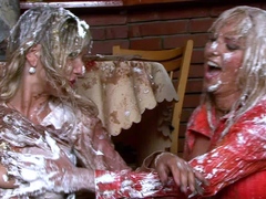 Glam euro fetish lesbians toying