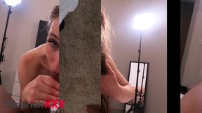 Ophelia Kaan and skinny afro man afternoon sex bang