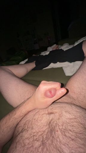 Jerking with precum