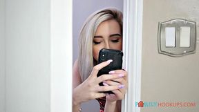 Lexi Lore, Cute Blonde Teen with Braces, Fucks Stepbrother and Gets Creampied