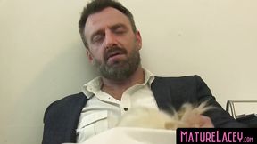 MatureLacey com - Sexy granny Lacey Star's doggystyle sucking and creampie delight