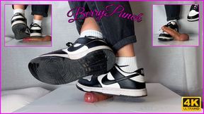 Dirty Nike Dunk Full Weight Cock Trampling And Shoejob - 4K
