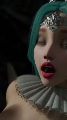 Futa Orc fucks hard Fairy in the Forest - Blowjob, Deepthroat &amp; Anal   Clip 1