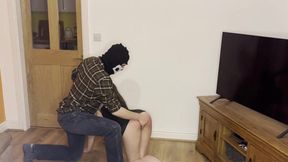 Ghost Daddy Spanks Disobedient Brat Ass Till She Squirts Begging