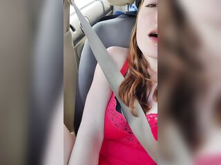 Pure Virgin Redhead Teen with Braces Creamy Cunt Sex-toy Roadtrip - Cait Linh