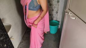 Indian very cute and beautiful shemale jerking his dick