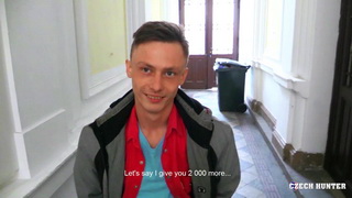 Czech Hunter Fucks A Horny Male With His Big Juicy Cock
