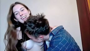 Real Homemade Russian Amateir Teen Couple having Sex on Webcam