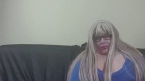 69 CupKCindy Hi I'm sitting on my bed in blue transparents dessous I'm turning left and right and show my curvy body do you like me teasing? Tease tit worship 720mov