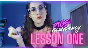 Piggy Academy: Lesson one