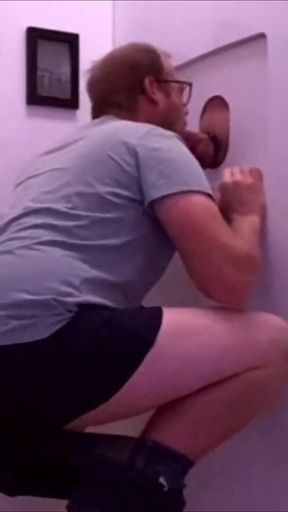 Straight Man Blows My Cock at Gloryhole