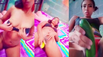 Que rico se siente el pepino dentro mi vagina