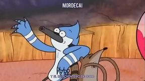 Finn el humano vs mordecai