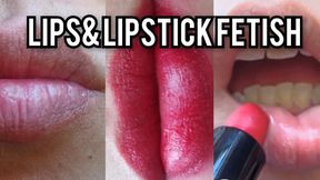 Lips & lipstick fetish
