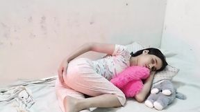 Aunty ko sote me apna land bur me daal diya