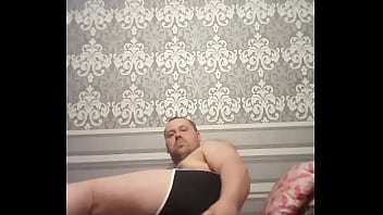 Russian gay fucks his huge ass lying on the couch and licks his lover&#039_s cock after each anal penetration!