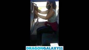 Amateur Brunette Sucks N Flash On Public Bus Compilation
