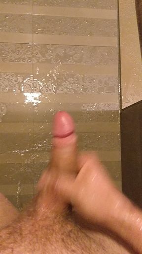 Shower playing