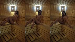 smoking in the sauna
