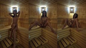smoking in the sauna