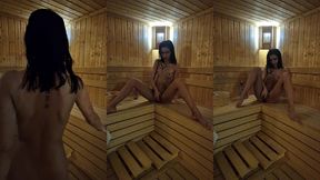 smoking in the sauna