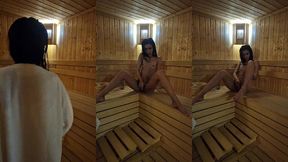 smoking in the sauna