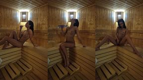 smoking in the sauna