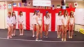 Hot Blonde Secretary Soaked in Passion – Steamy Double Blowjob Action Unleashed!