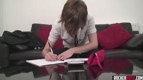 Gay Emo Boy Wanks His Cock