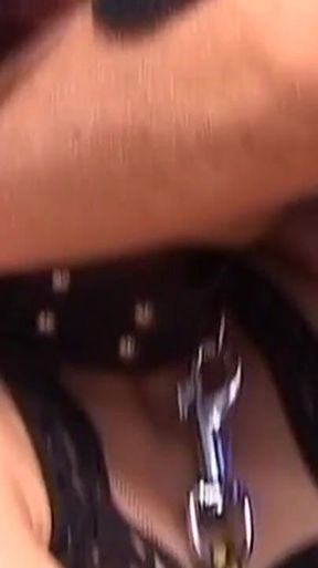 Collared Mature Redhead Greedily Devours Thick Cock Deep