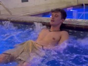 Just a guy, a jacuzzi, and a little 'me time' 💦 Relax and unwind with me in this steamy session!