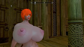 Big Booty Red Head in Skyrim