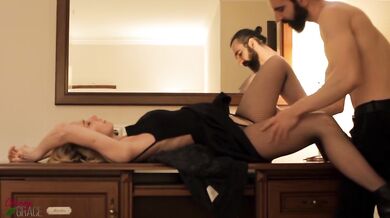 The Blonde Cheating Wife Gets Filled Deep In The Hotel
